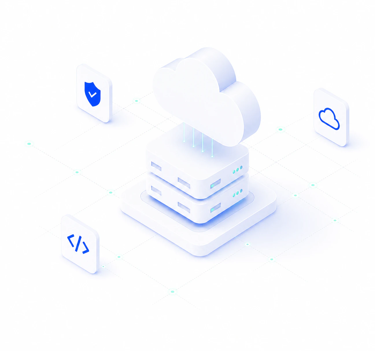 Verbundene Software-, Prozess- und Cloud-Bausteine